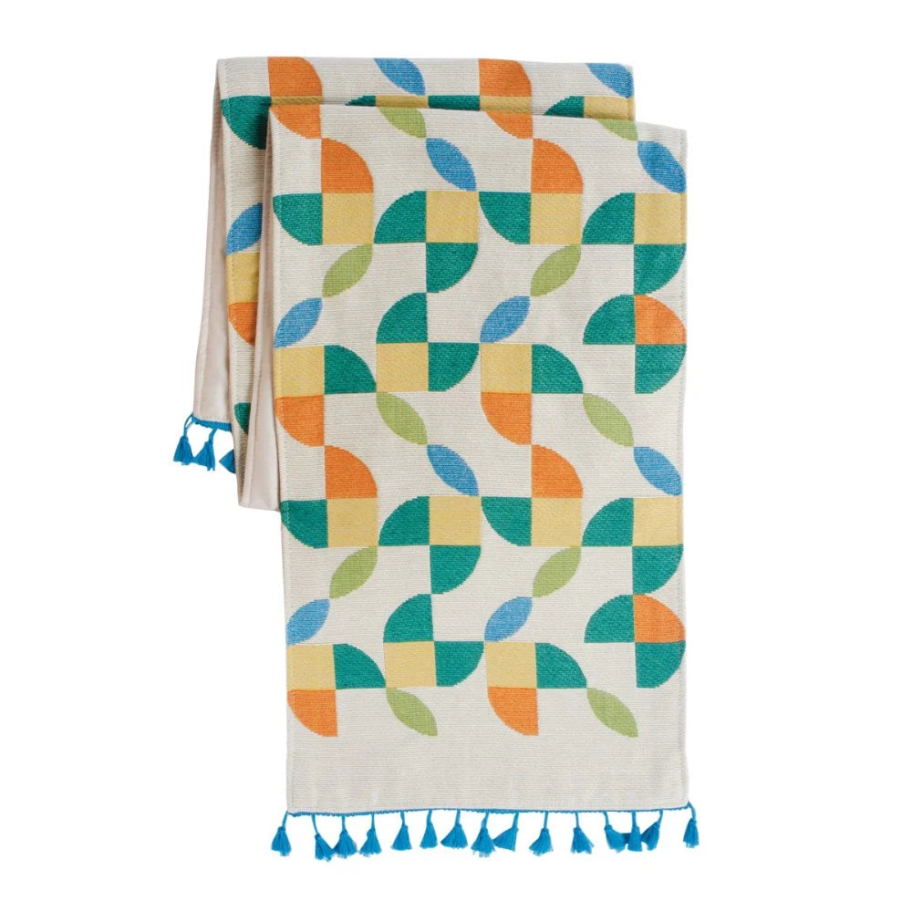 Abstract Petal Decorative Runner