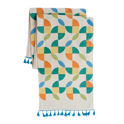 Abstract Petal Decorative Runner