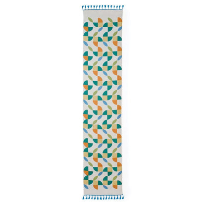 Abstract Petal Decorative Runner