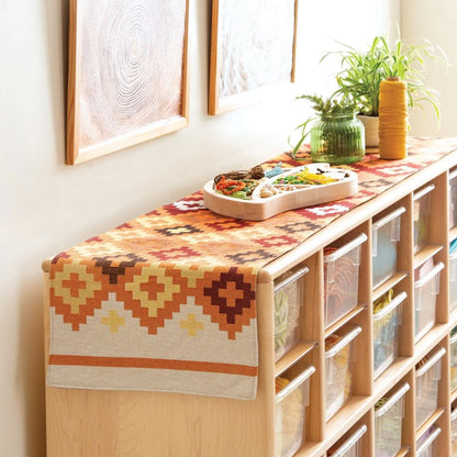 Warm Geo Decorative Runner